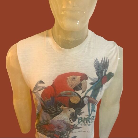 Birds of the Tropics Sleeveless Crewneck T-shirt - Picture 2 of 4